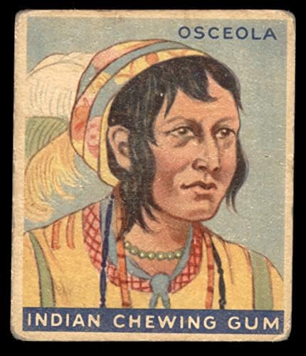 1933 ПАНАИР на индийската преживя Goudey 29 Оцеоле (пощенска Картичка)