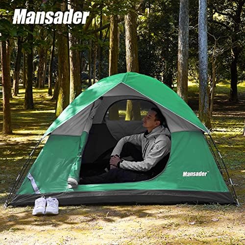 Палатка за къмпинг Mansader на 2/4 Човека за нощуване на Открито, Семейни Плажен Туризъм, Пътуване