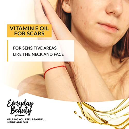 Органично масло с витамин е за белези - 1 унция на натурална растителна основа, сертифицирано от Министерството на земеделието