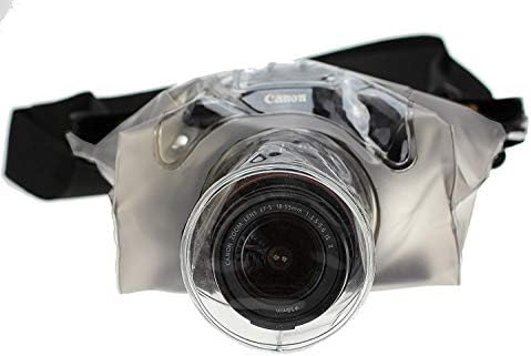 Navitech Frost White DSLR цифров SLR фотоапарат Водоустойчив Подводен Корпус Калъф/Панел Суха Чанта, Съвместима с Canon