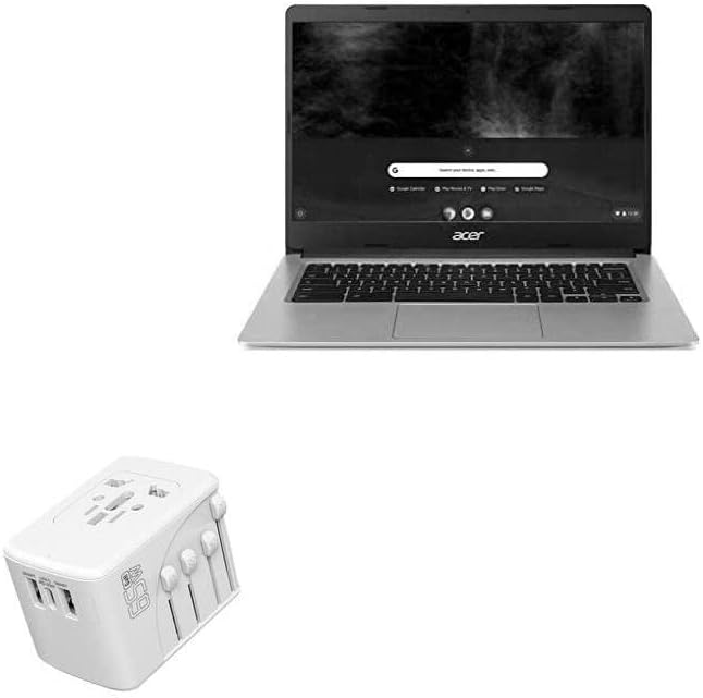 Зарядно устройство BoxWave, съвместима с Acer Chromebook 314 (CB314-3H) (зарядно устройство от BoxWave) - Монтиране на зарядно