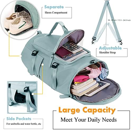 Спортна чанта за фитнес зала за мъже И жени, Чанта SMITH за пътуване, Лека Раница, Чанта за ръчен багаж с отделение за обувки,
