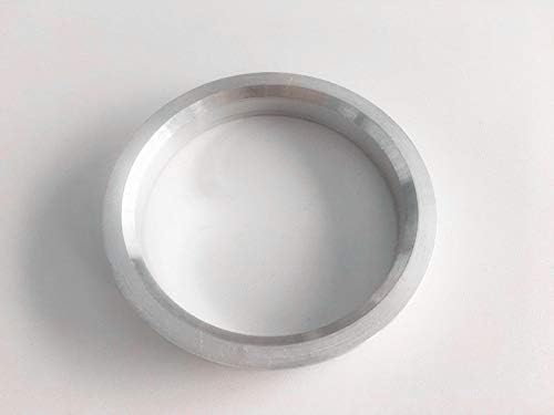NB-AERO 4 бр. Сребристи алуминиеви пръстени от 74,1 mm (колелце) до 65,1 мм (Ступица) | Централно пръстен Hubcentric