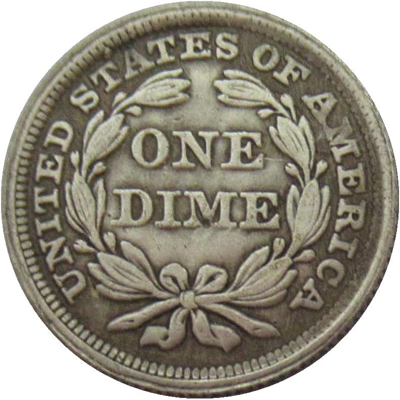 Американски Флаг 10 Цента 1843 Г., сребърно покритие Копие на Възпоменателни монети
