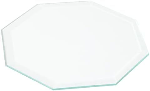 Прозрачно скошенное стъкло Plymor Octagon 3 мм, 4 инча x 4 инча (опаковка от 6 броя)