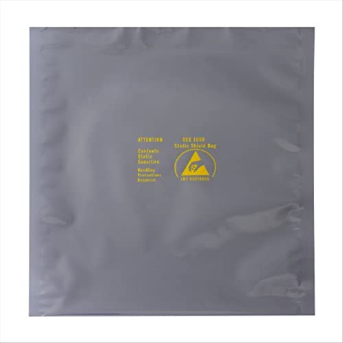 Чанта за защита от статично електричество 3M ДЕП 00051111777121 1000, С отворен покрив, 12 x 18 (опаковка от 100 броя)