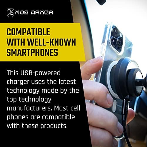 Mob Armor Flex Charge Plus - Комплект автомобилни батерии и зарядни устройства за Android и iPhone - Автомобилни зарядни