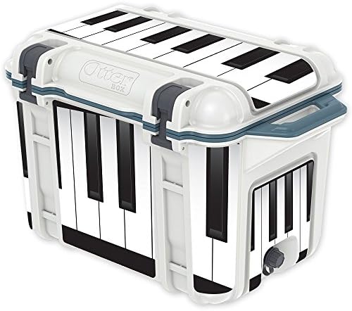 Калъф MightySkins (охладител в комплекта не са включени), Съвместим с OtterBox Venture 45 кв. Cooler - Клавишите на пианото