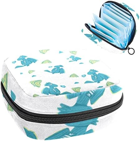 Чанта за съхранение на Хигиенни Кърпички ORYUEKAN, Преносими Многократна употреба Менструални Тампони джоб, Чанта за Съхранение на Тампони за Жени и Момичета, Сладък С