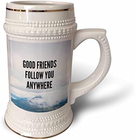 3. Уникални приятели за пътуване следват вас навсякъде - чаша за стейна на 22 унция (stn-362308-1)