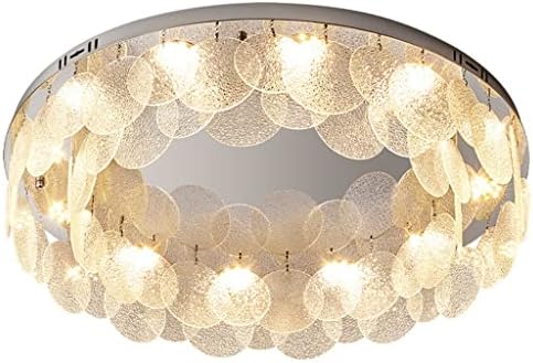 ZHAOLEI Тавана лампа, Стъклена Crystal Led Тавана лампа Спалня Хол с Трапезария и Кабинет Покрив Начало Декор Покритие (Цвят: