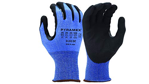 Ръкавици от нитриловой микропены серия Pyramex GL613C със сензорен екран 12 бр.