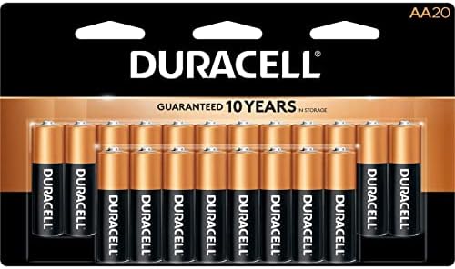 Батерия Duracell Coppertop алкално-въглероден манган тип АА, 1,5 В, (опаковани 48 броя)