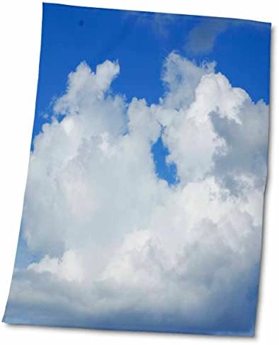 3. Облак Флорена - Буйни Бели на син - Кърпи (twl-33223-1)