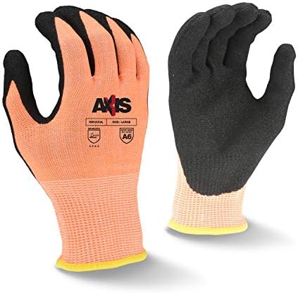 Ръкавица за ръце Radians RWG559 Ос Cut Ниво на защита срещу разрез A6 с нитриловым покритие Sandy