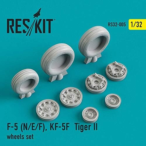 Рескит RS32-0005 - 1/32 - Комплект джанти F-5 ОТ (N/E/F), KF-5F Тигър II от смола