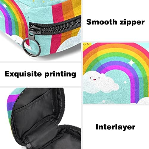 Оптимистичните Цветни Чанти за съхранение на хигиенни тампони, Периодична чанта за момичета, Чанти и калъфи