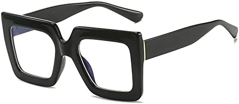 Очила със заключване синя светлина Andy ' s Orchids, Извънгабаритни Квадратни Очила за компютърни игри, за жени