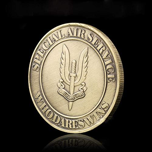 Бронзова Възпоменателна Монета Снайперист на Британската армия SAS Този, който Смее, Спечели Специалната Въздушна
