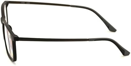 V. W. E. TR90 с гъвкави очила за четене Titanium B Temple Rectangle - Синьо AR покритие - Намалява умората, напрежението