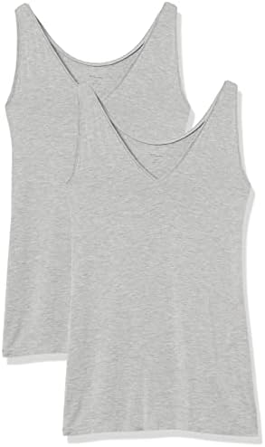 Дамска риза от Джърси Essentials стандартно кацане с V-образно деколте и отворен гръб (по-рано ежедневен ритуал)