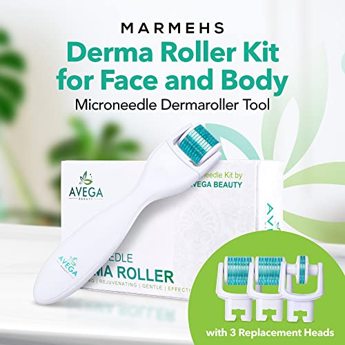 Комплект ролки за дермата за лице и тяло: Инструмент за дермароллеров с микроиглами дължина 0,25 мм - Комплекти за микро