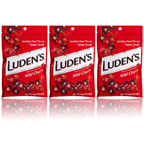 Капки за кашлица Luden' ' s Wild Cherry | суроватъчните Пастилки за котки с пектином / Успокояващо средство за перорално