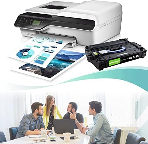 GREENBOX Рециклирана тонер касета за HP 43X 43X C8543X, 30 000 страници с най-висока доходност за принтер