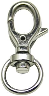 Tianbang Сребро 0,5 Вътрешен Диаметър Овална Пръстен Закопчалка-Кука Нокът Отточна тръба на шарнирна връзка за
