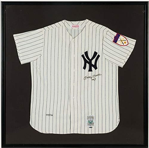 Красива риза на Ню Йорк Янкис с автограф от Мики Мэнтла № 7 UDA Upper Deck COA - Тениски MLB с автограф