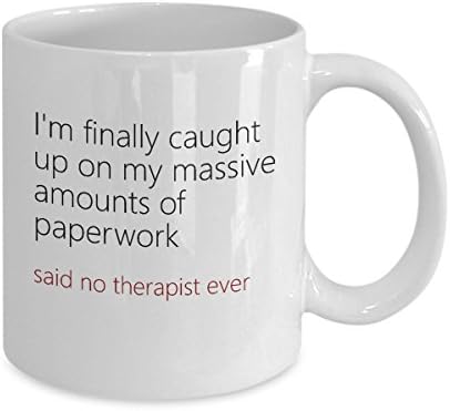 Кафеена чаша за психолог - Забавен керамичен подарък за Терапевти - Аз най-накрая да се измисли с огромно количество