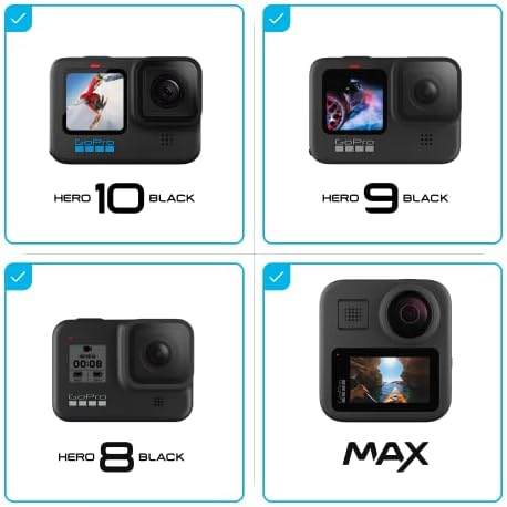 GoPro HERO11 Black - Водоустойчива екшън камера и двойно зарядно устройство + 2 Ендуро-живот на батерията и ръкохватка