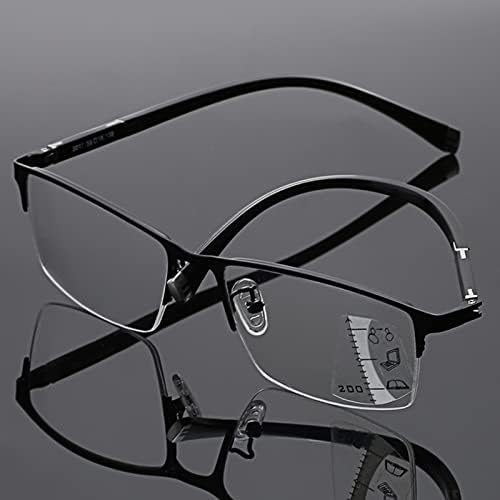 Постепенно многофокусные фотохромичните очила за четене, Слънчеви Очила за четене през Компютър с пружинным тръба