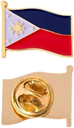 Филипинската на Жени с ревери, Емайл метал, Сувенир, Шапка, Мъжки, Дамски, Патриотическая (на Жени с развевающимся флага на