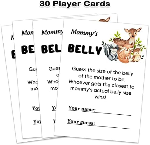 Карти за игра за детска душ, Сафари Животни, Карти за игра в часът на мама Корема, за парти в чест на детската душа, Забавни