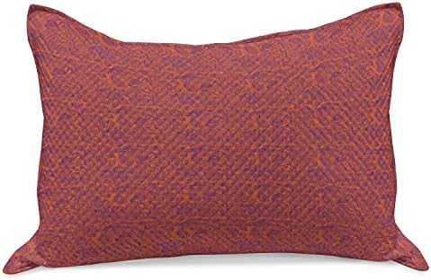 Калъфка за възглавница от стеганого одеяла Ambesonne Boho, Листа Пейсли в пастелни цветове, Персийски Народен Украшение