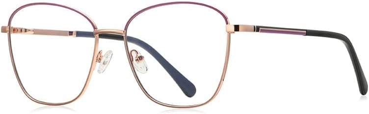 Квадратни Очила за четене RESVIO голям размер за жени и Мъже в Метална рамка, Ръчно изработени