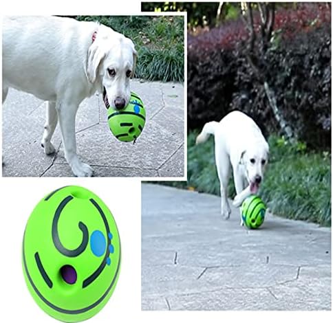 Mealove Играчка за кучета Топката Интерактивна Играчка за Кучета Играчки за дъвчене за Кучета Забавен Звук,