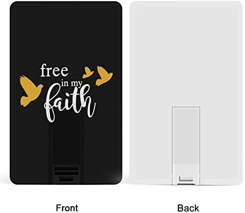 Безплатно in My Faith Pigeon USB Memory Stick Бизнес Флаш Карта, Кредитна карта Форма на Банкова карта