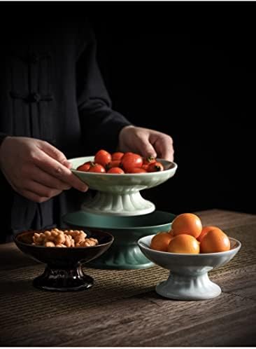 N/A Creative Zen-Голяма чиния, Китайската Чаена чинийка на високи крака, Пещ за печене на плодове, Чиния за закуски,