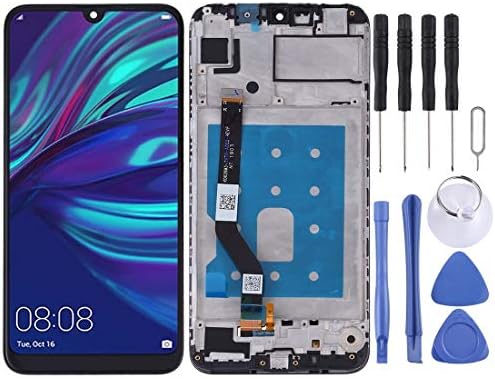 Резервни части за LCD екран с LCD екран и дигитайзер в пълно сглобяване с рамка за Huawei У 7 (2019) (Черен)