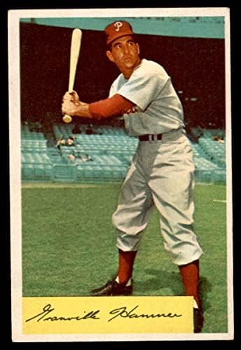 1954 Боуман # 47 ОЛ Грэнни Хамнер Филаделфия Филис (Бейзболна картичка) (Средна стойност на полето 0,970 / 0,953 е за всички позиции) VG / EX Phillies
