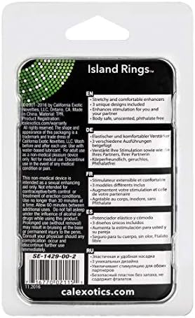 На острова пръстени California Екзотични Novelties, Прозрачни, 3 кг