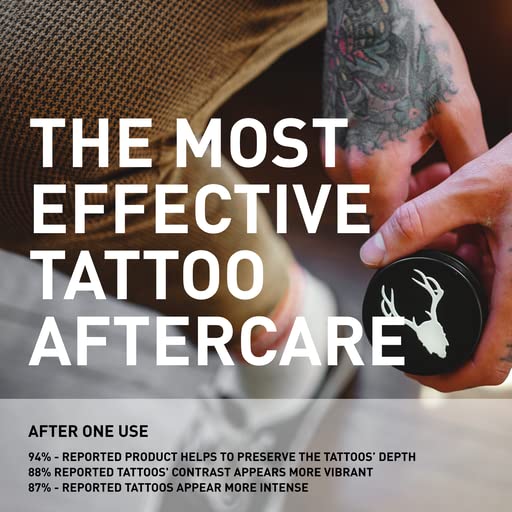 Mad Rabbit Tattoo Balm & Крем за грижа за татуировки - Подобрява тена, съживява стари татуировки, овлажнява нови