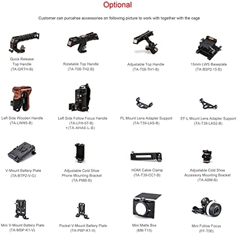 Комплект камера Tilta Tiltaing Full Camera Cage Kit A за Panasonic S5, Черни