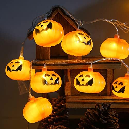 Хелоуин Тиква Светлинна Венец Хелоуин Светлини Украса за Хелоуин Приказни Светлини е 1,5 M 10 Led тиквени Фенери се захранва от USB Струнни Светлини, Декоративни Светлин