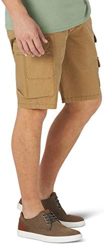 Мъжки къси панталони-карго от Еластична кепър лента през Wrangler Authentics