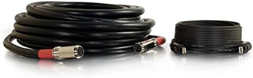 Оптичен кабел Ръководство C2G 60118 RapidRun - Пленумный, с рейтинг OFNP, Черен (35 Фута, 10,66 метра)
