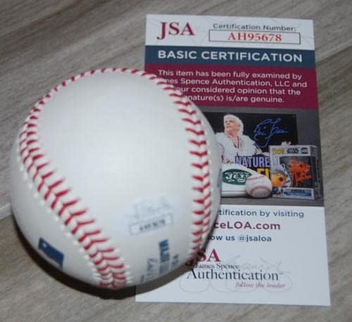 ГРАНТ LAVIGNE подписа (КОЛОРАДО в СКАЛИСТИТЕ ПЛАНИНИ) Проспект OML baseball JSA COA AH95678 - Бейзболни топки с автографи