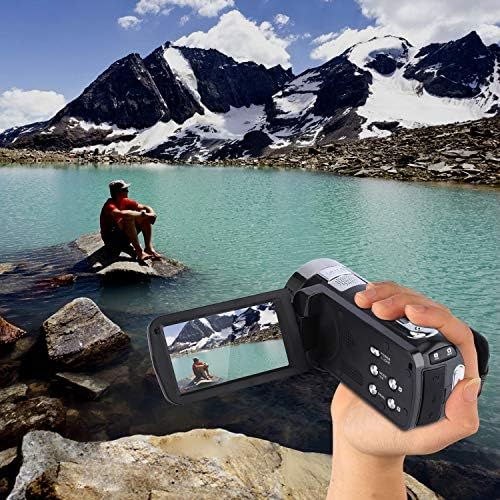 Цифров фотоапарат,2,4-Инчов Джобни камери FHD Акумулаторна 24-Мегапикселова камера за разходки с 8-кратно